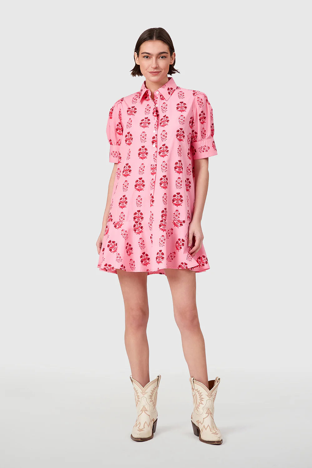 Liv Dress in Scarlet Blossom