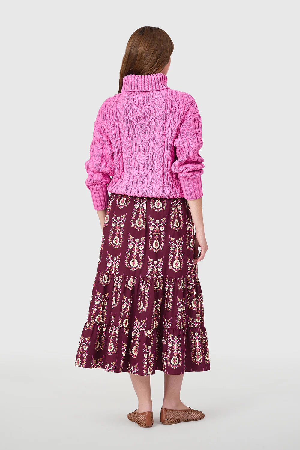 Market Skirt in Bramble Motifs