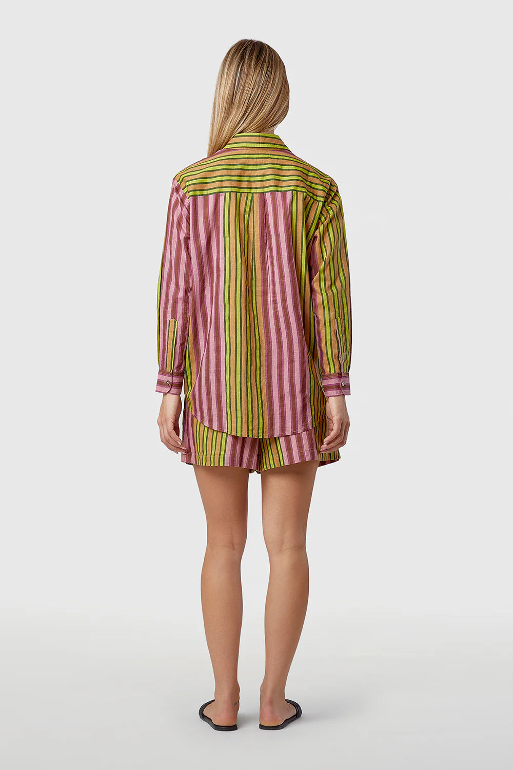 Boyfriend Shirt in Allegra Stripe