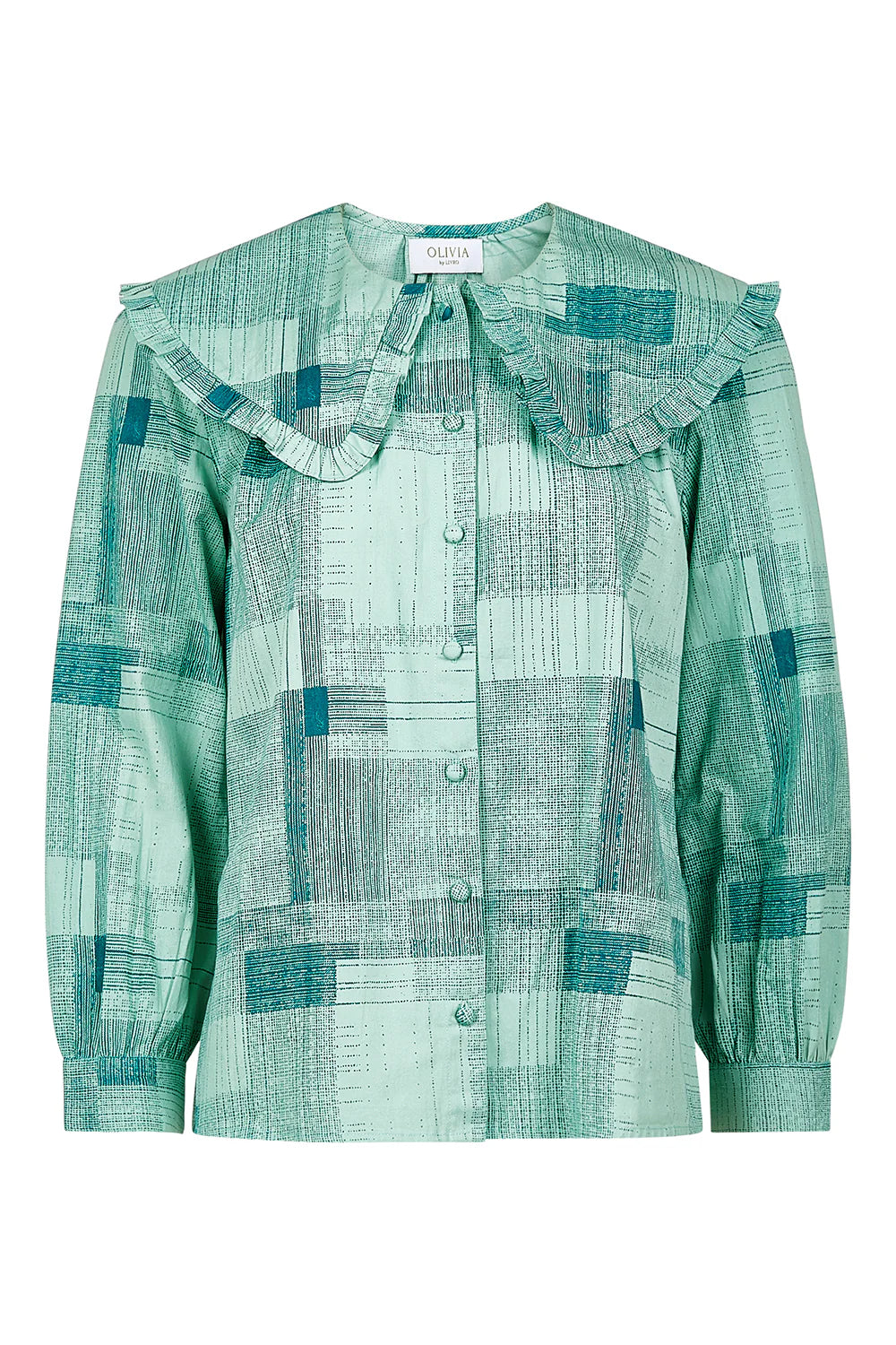 Liz Shirt in Blue Print