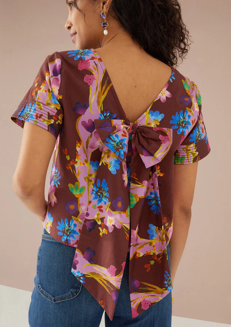 Anessa Skort in Prairie Floral Cinnamon