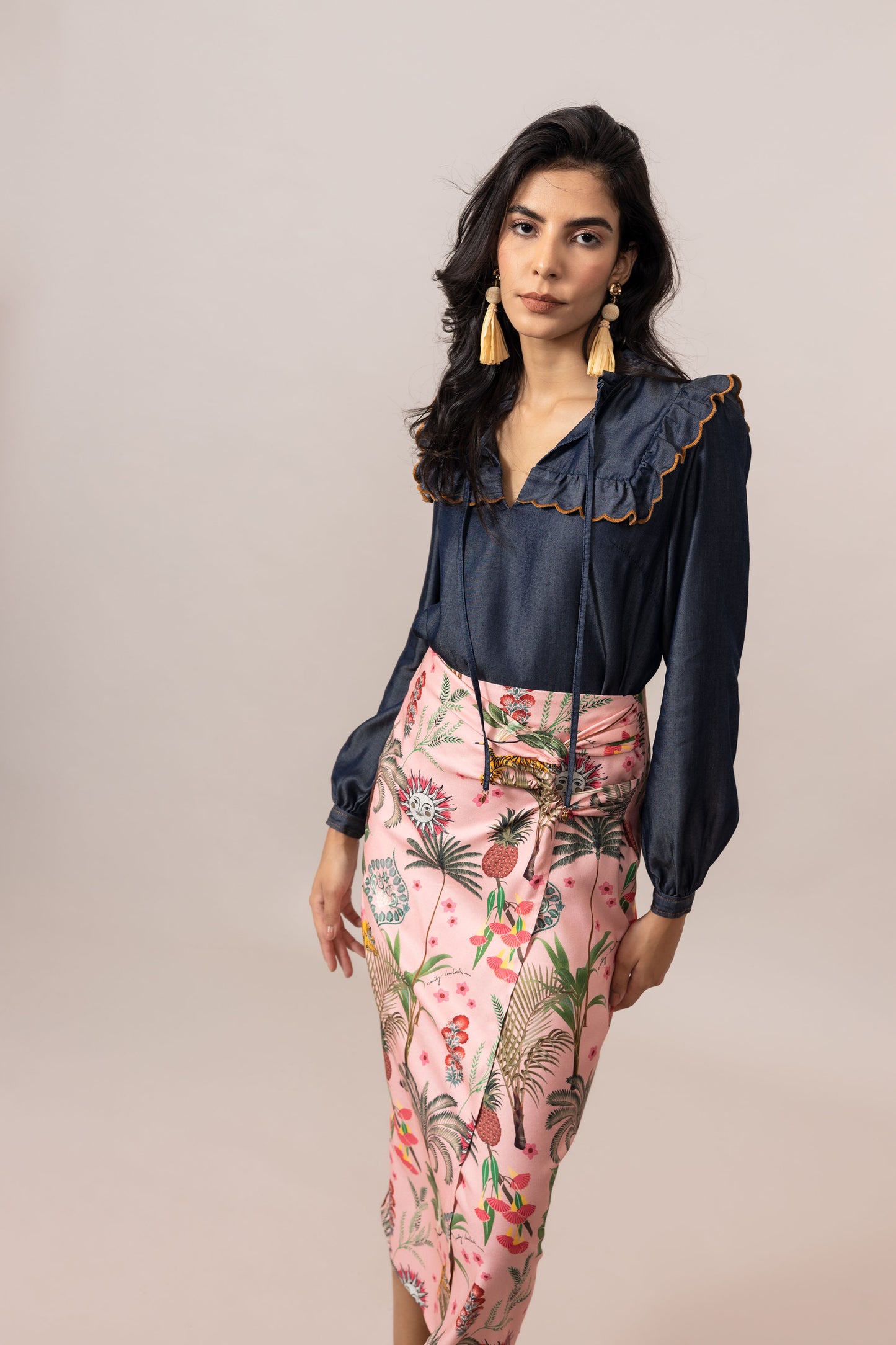 Daisy Blouse in Denim