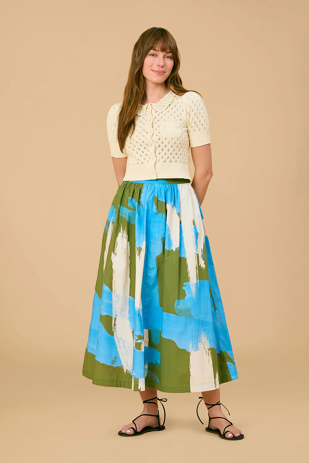 Kit Skirt in Brushstroke