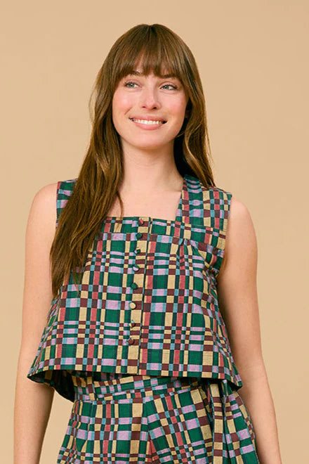Nellie Top in Highland Mosaic