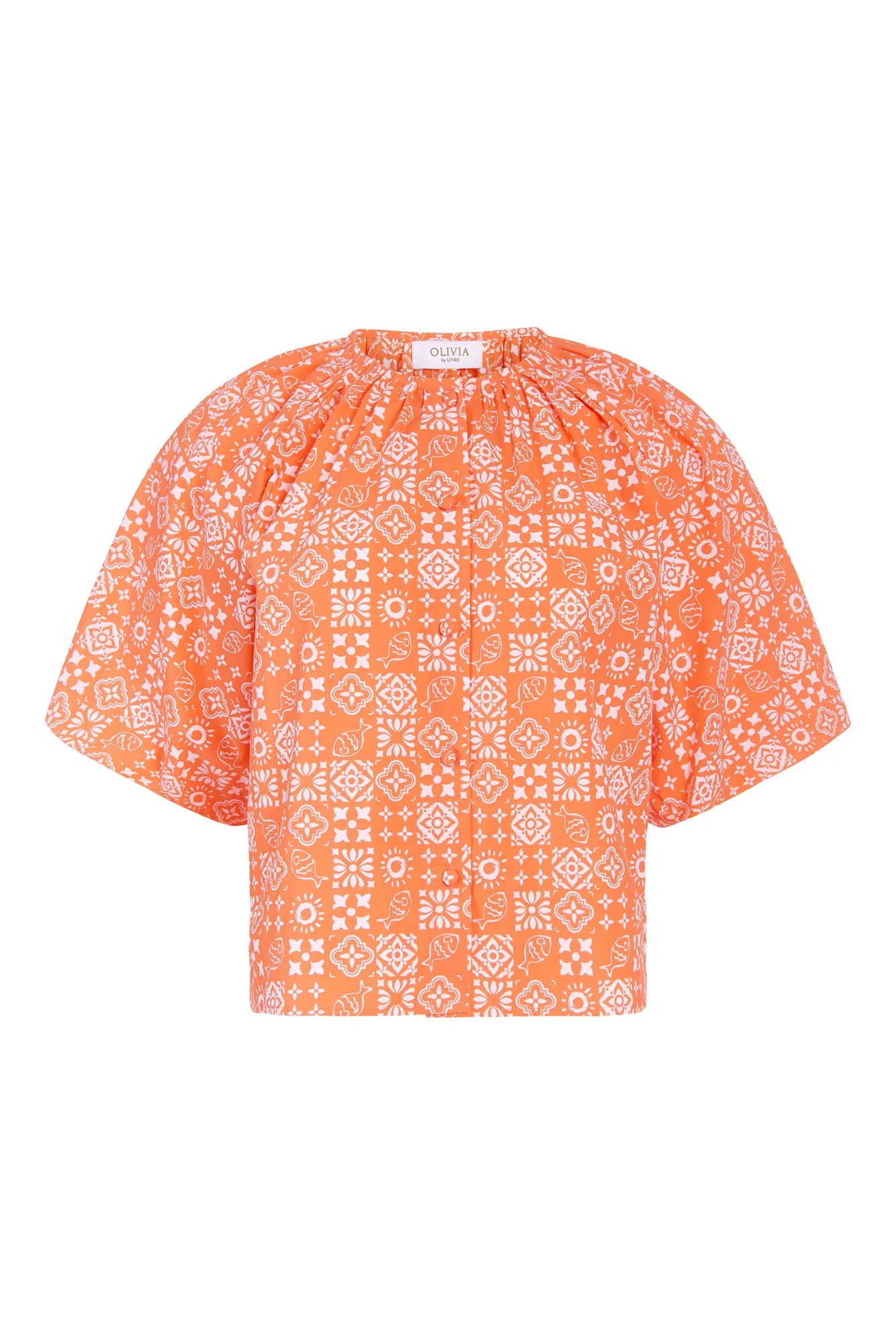 Freda Top in Checkerboard