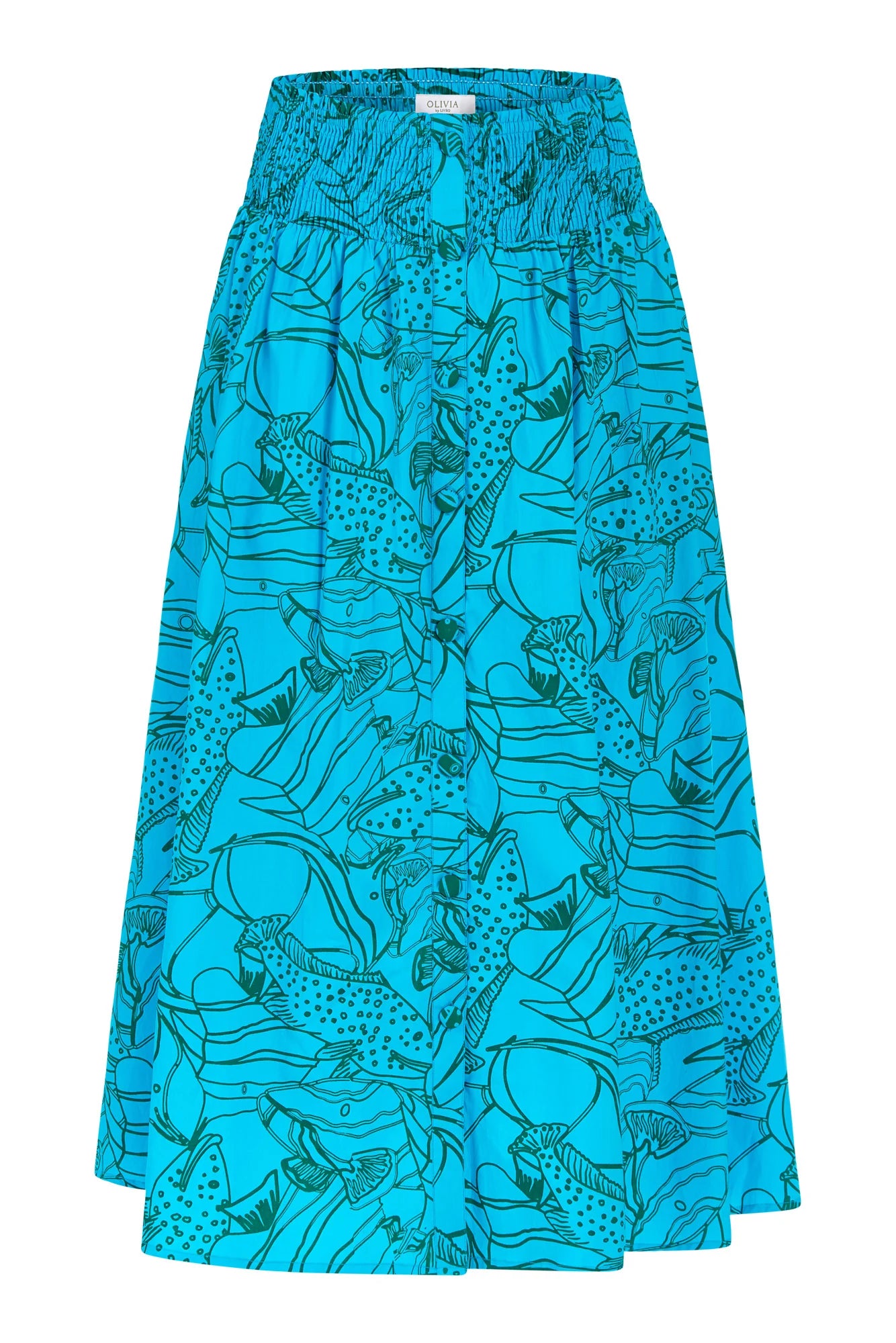 Georgia Skirt in Reef Reverse