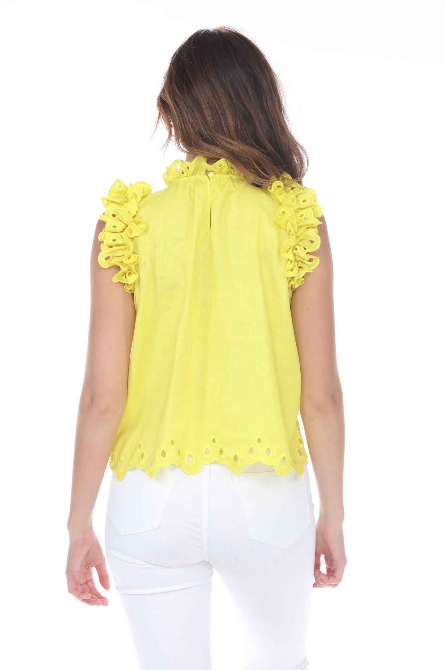 Ariella Floral Ruffle Blouse
