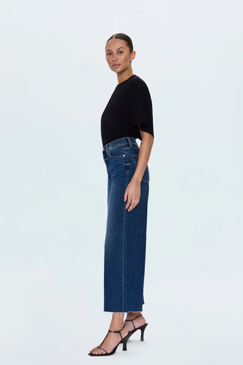 Lana Crop High Rise Ultra Wide Leg in Broadway