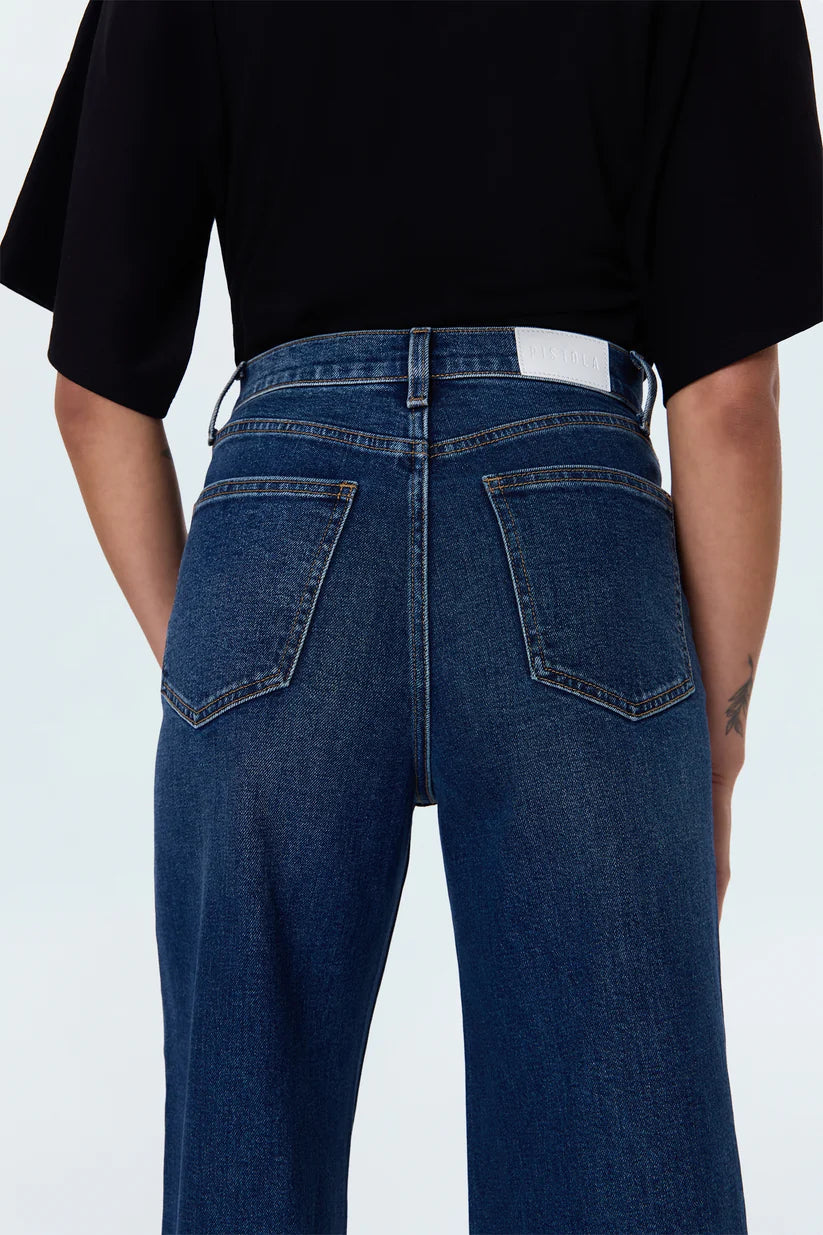 Lana Crop High Rise Ultra Wide Leg in Broadway