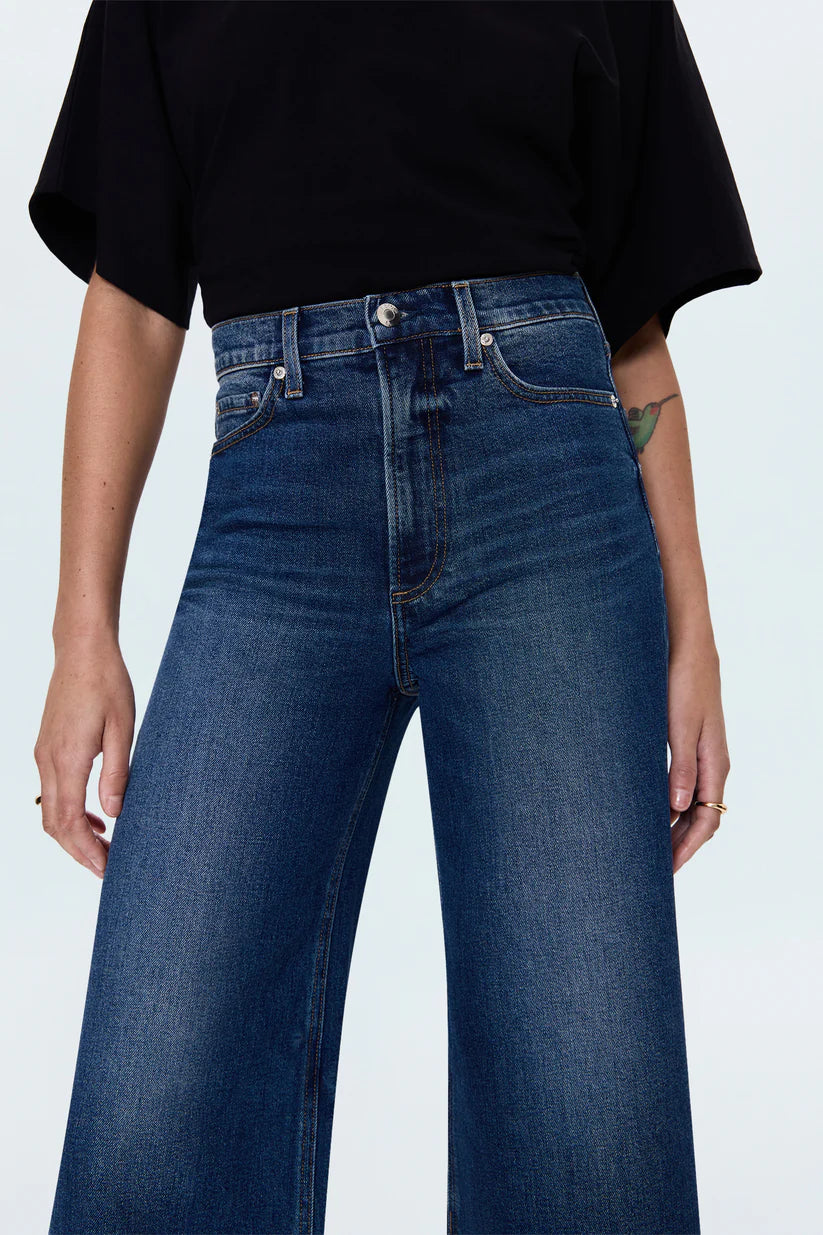 Lana Crop High Rise Ultra Wide Leg in Broadway