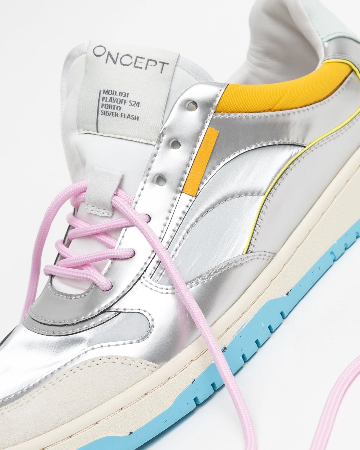 Porto Orbital Sneaker in Silver Flash