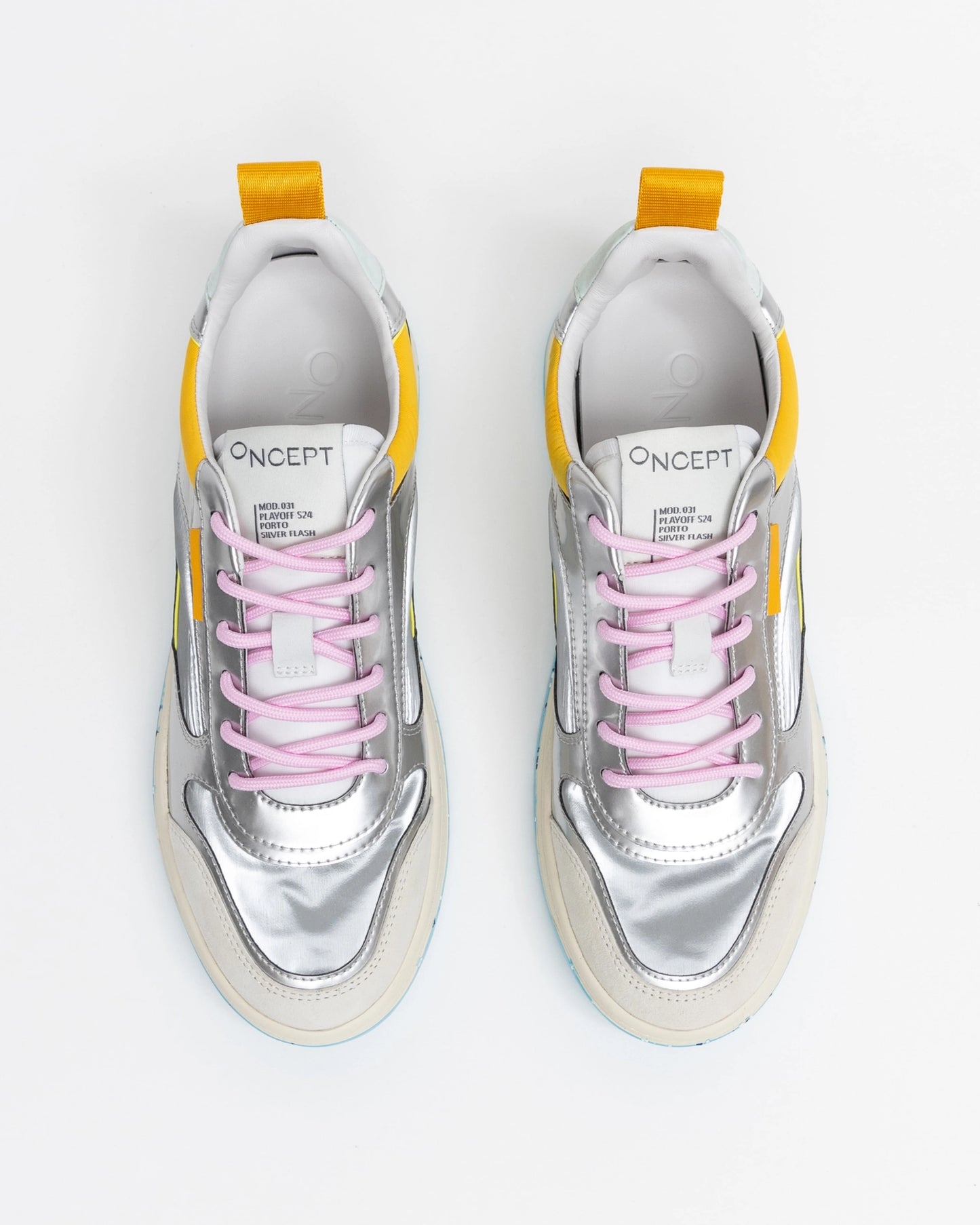 Porto Orbital Sneaker in Silver Flash