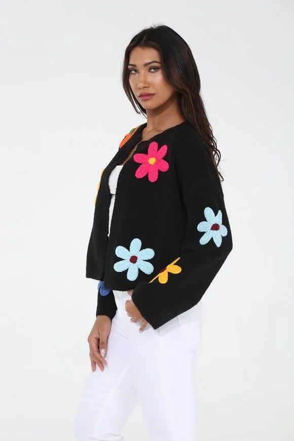 Marigold Flower Cardigan