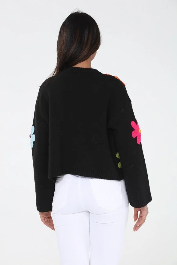 Marigold Flower Cardigan