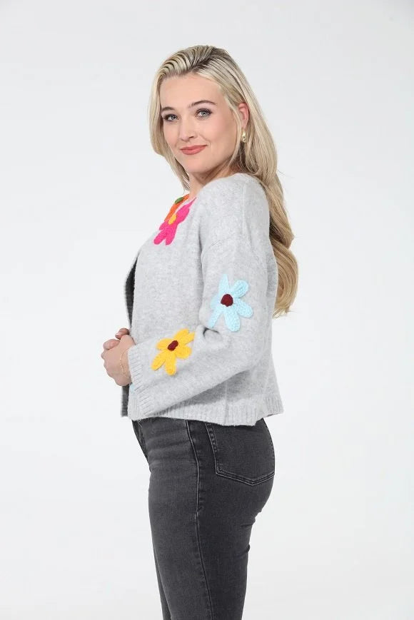 Marigold Flower Cardigan