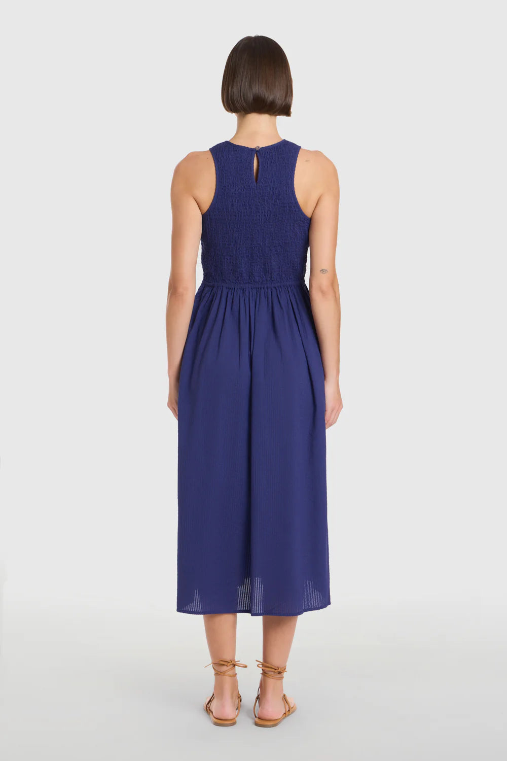 Stroll Dress in Navy