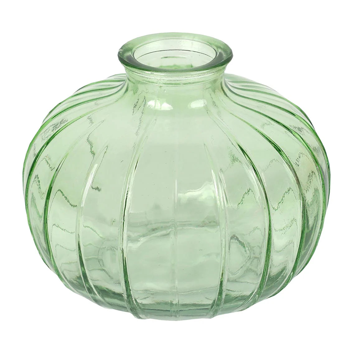 TT - Green Glass Bud Vase Assorted