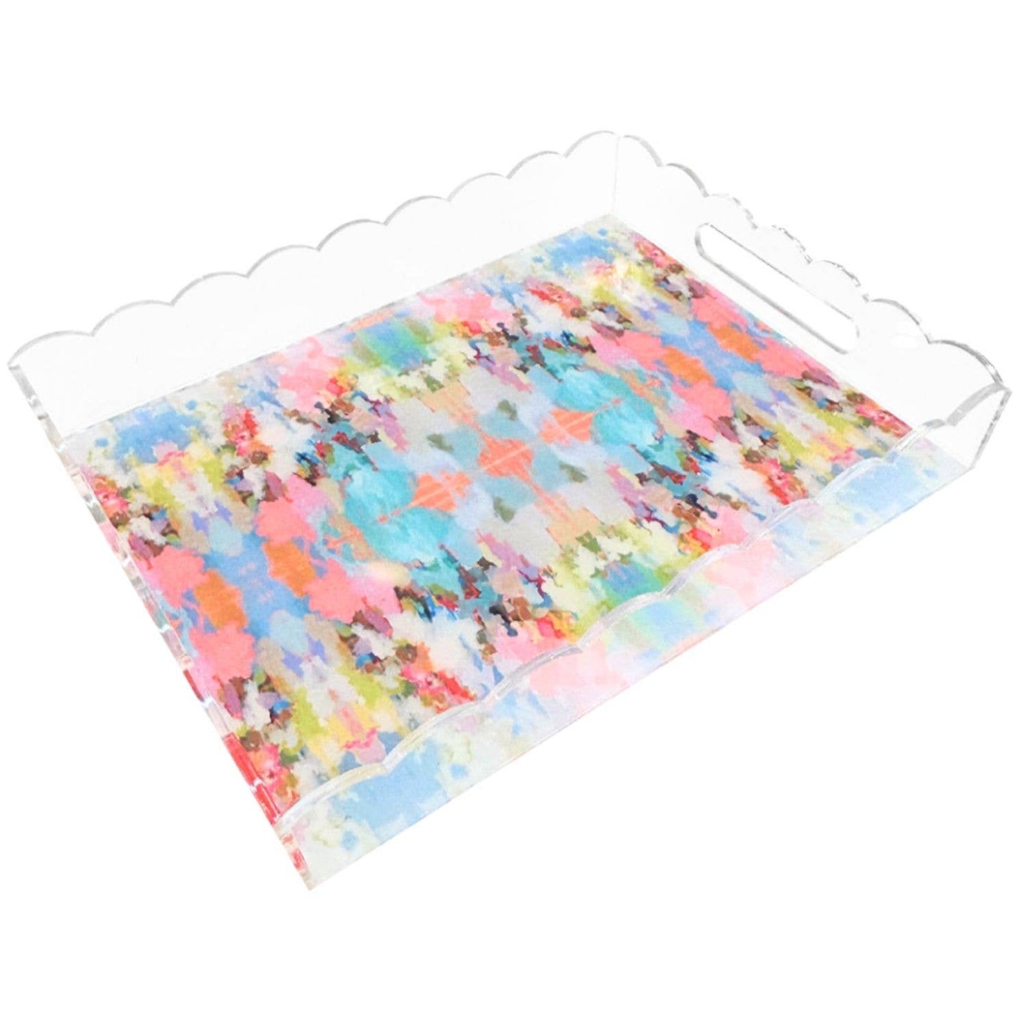 Brooks Avenue Scalloped Tray Large