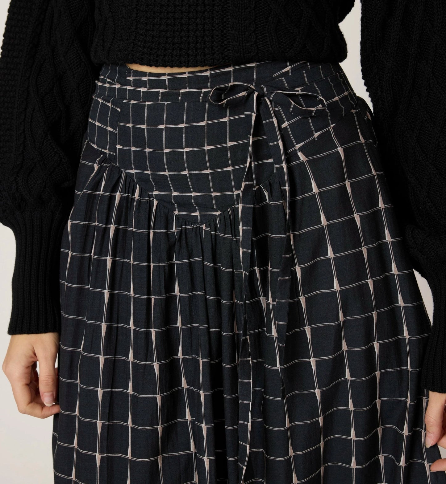 Amber Ankle Skirt in Saul