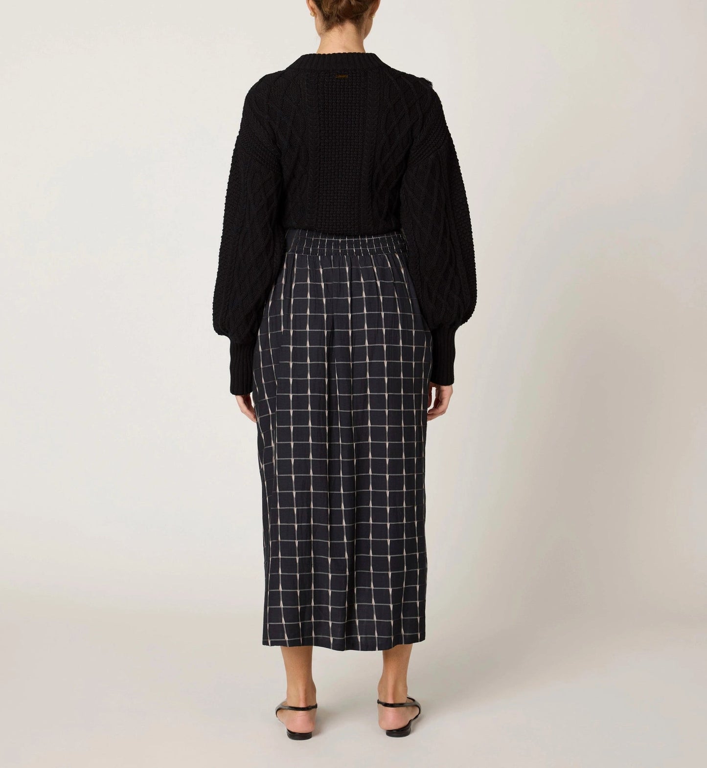Amber Ankle Skirt in Saul