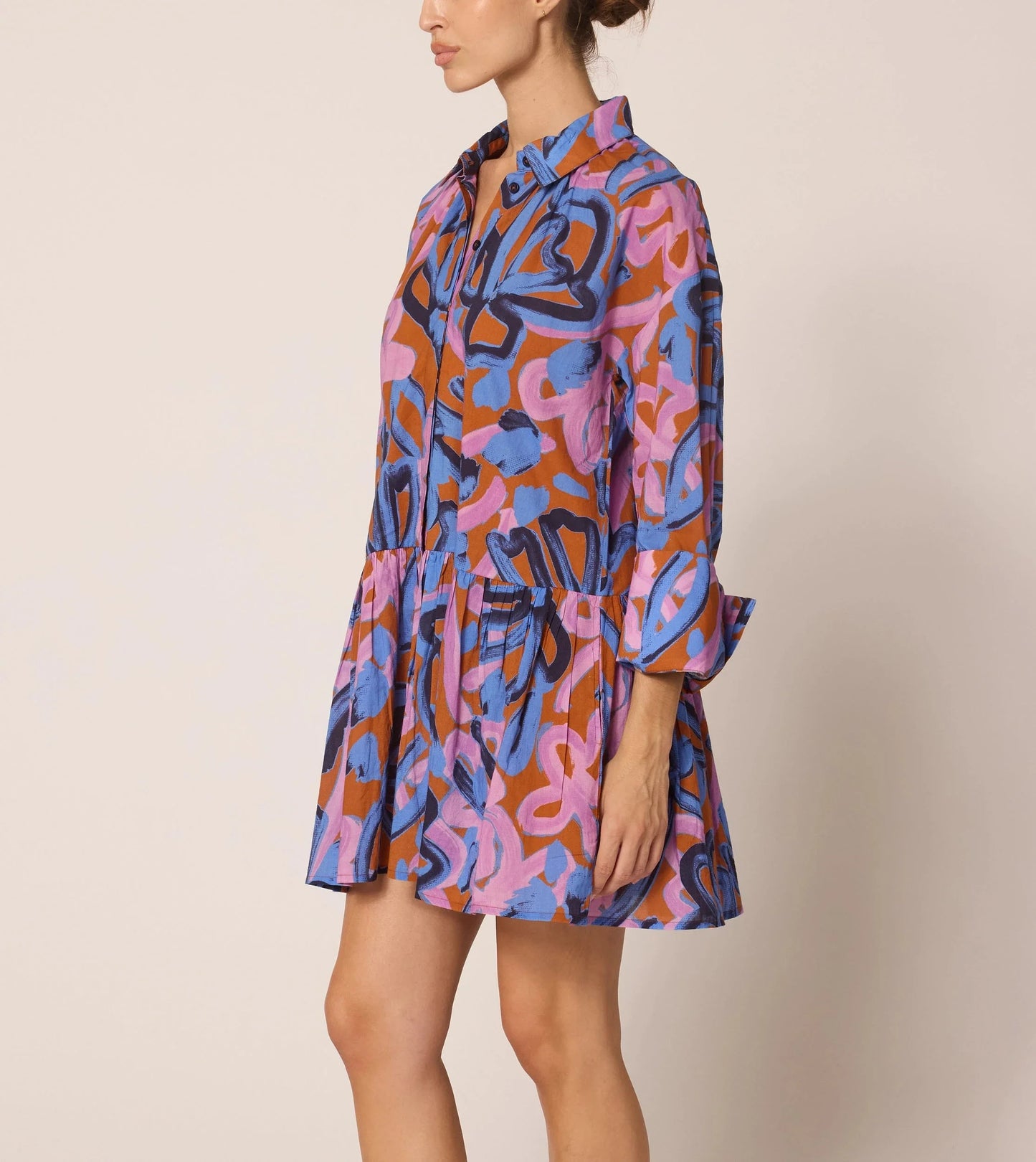 Audrey Mini Dress in Fresco