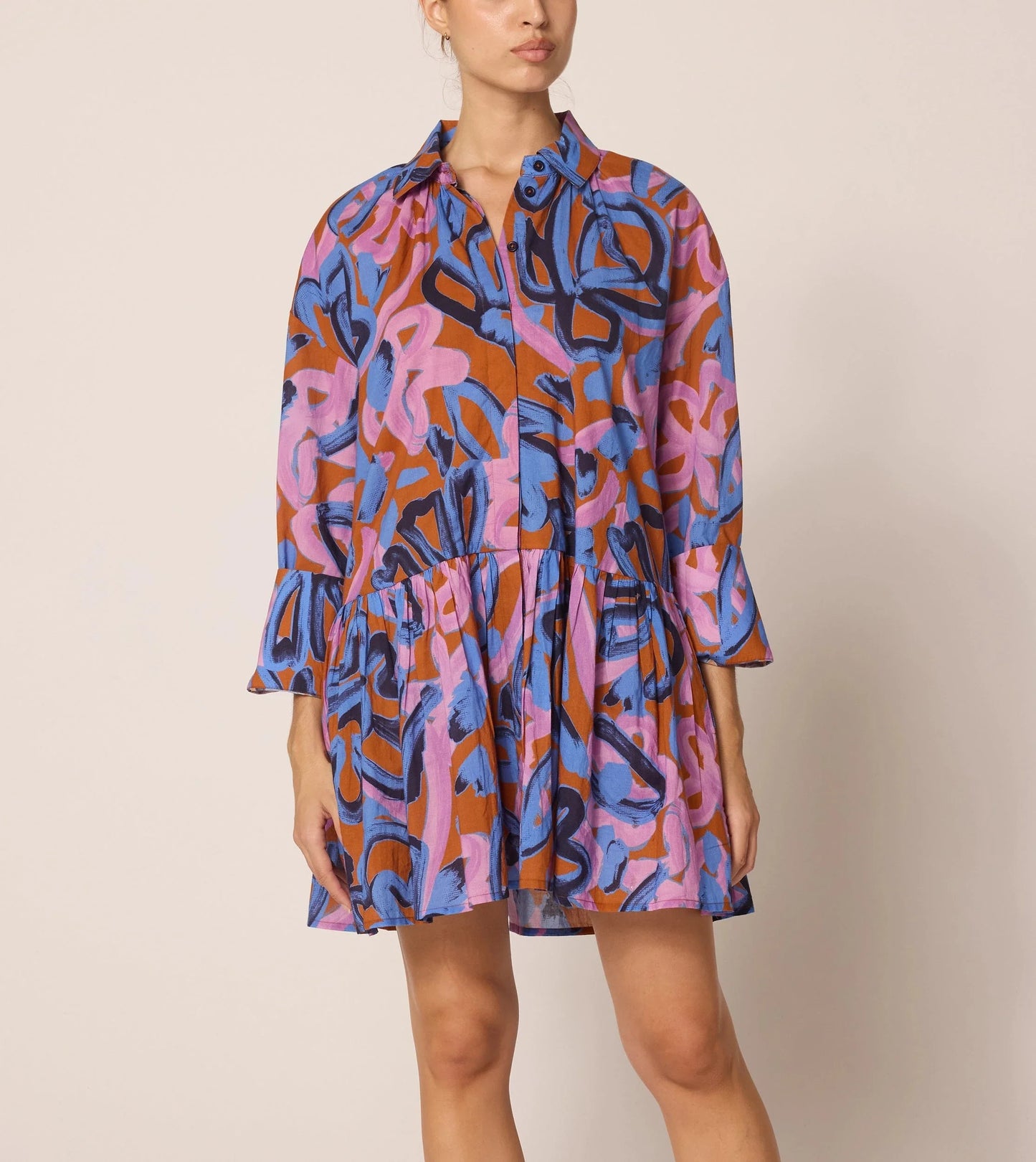 Audrey Mini Dress in Fresco