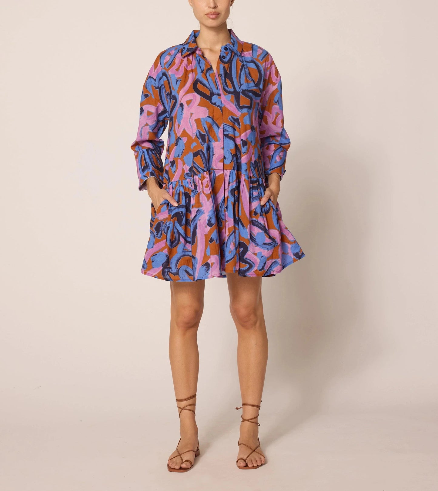Audrey Mini Dress in Fresco