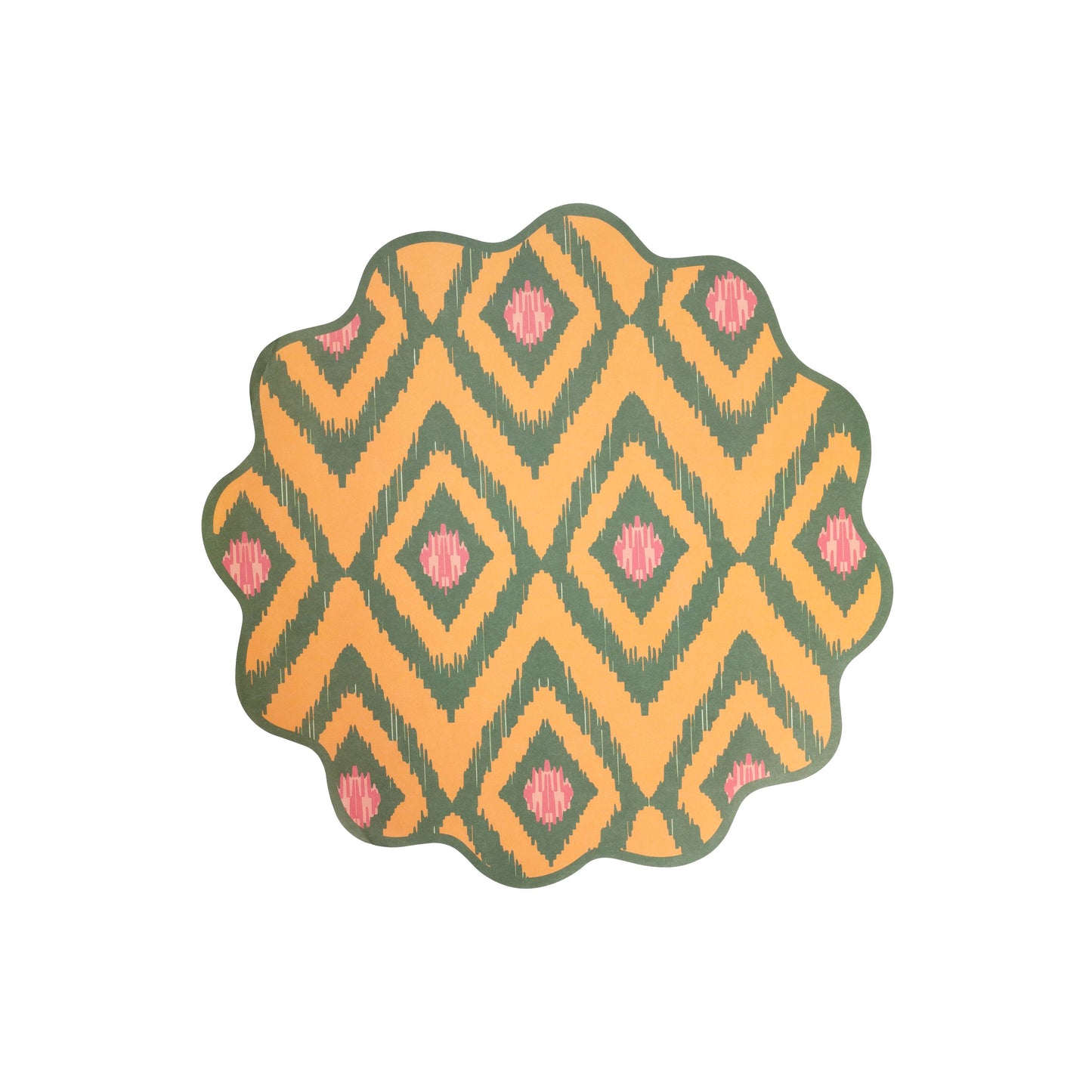 Bold Ikat Paper Placemats