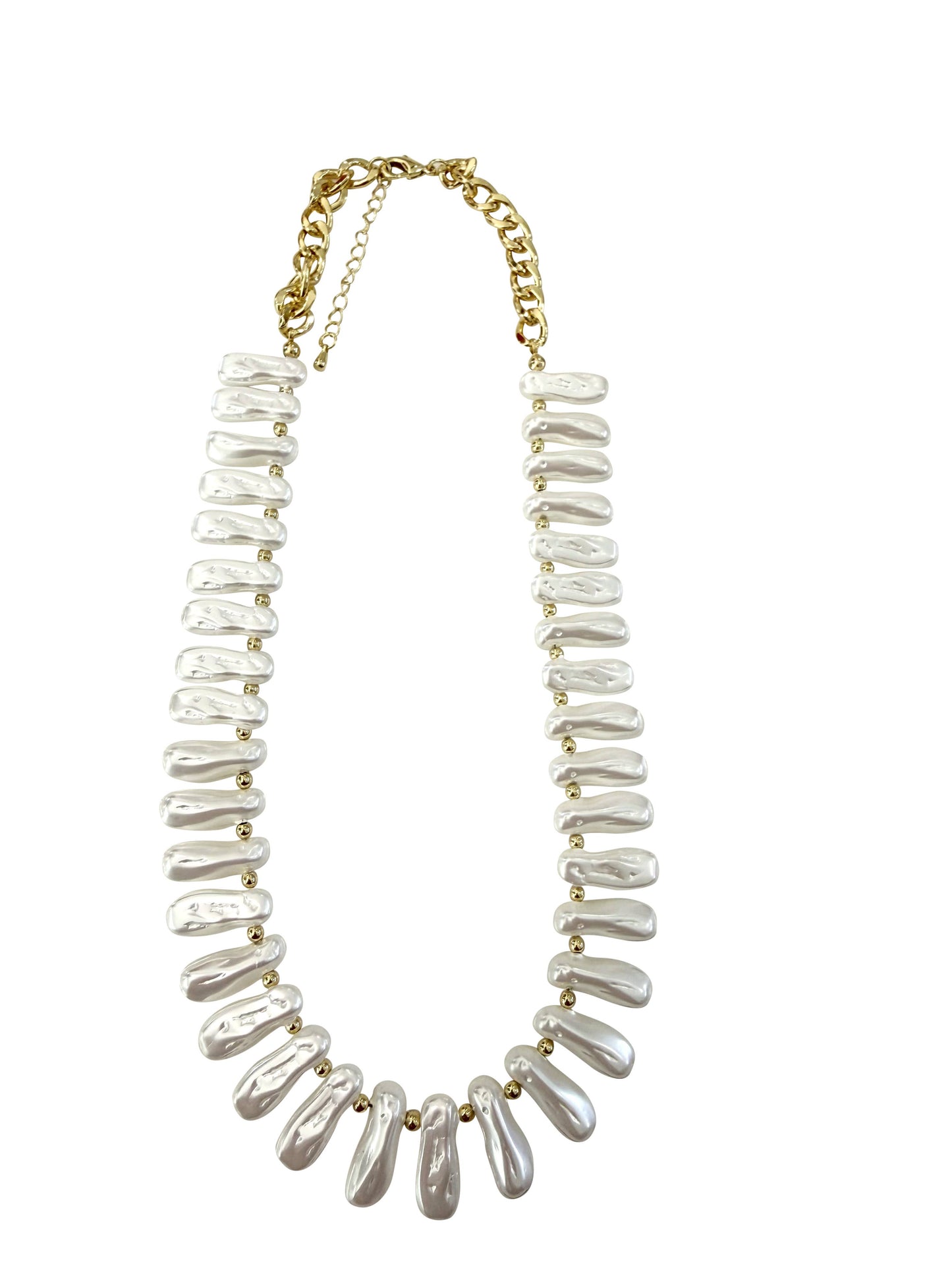 Lillian Pearl Necklace- White