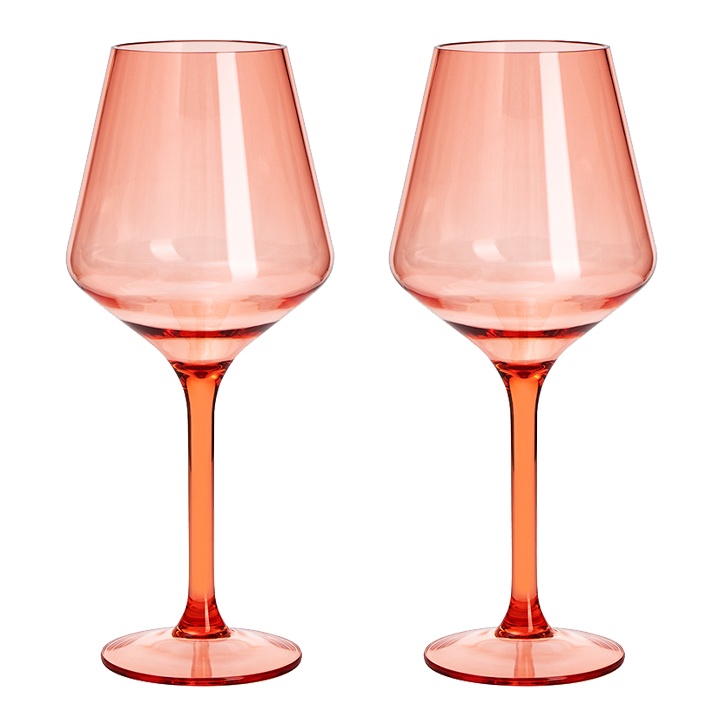 Floating Acrylic Plastic Stemmed Wine Glass