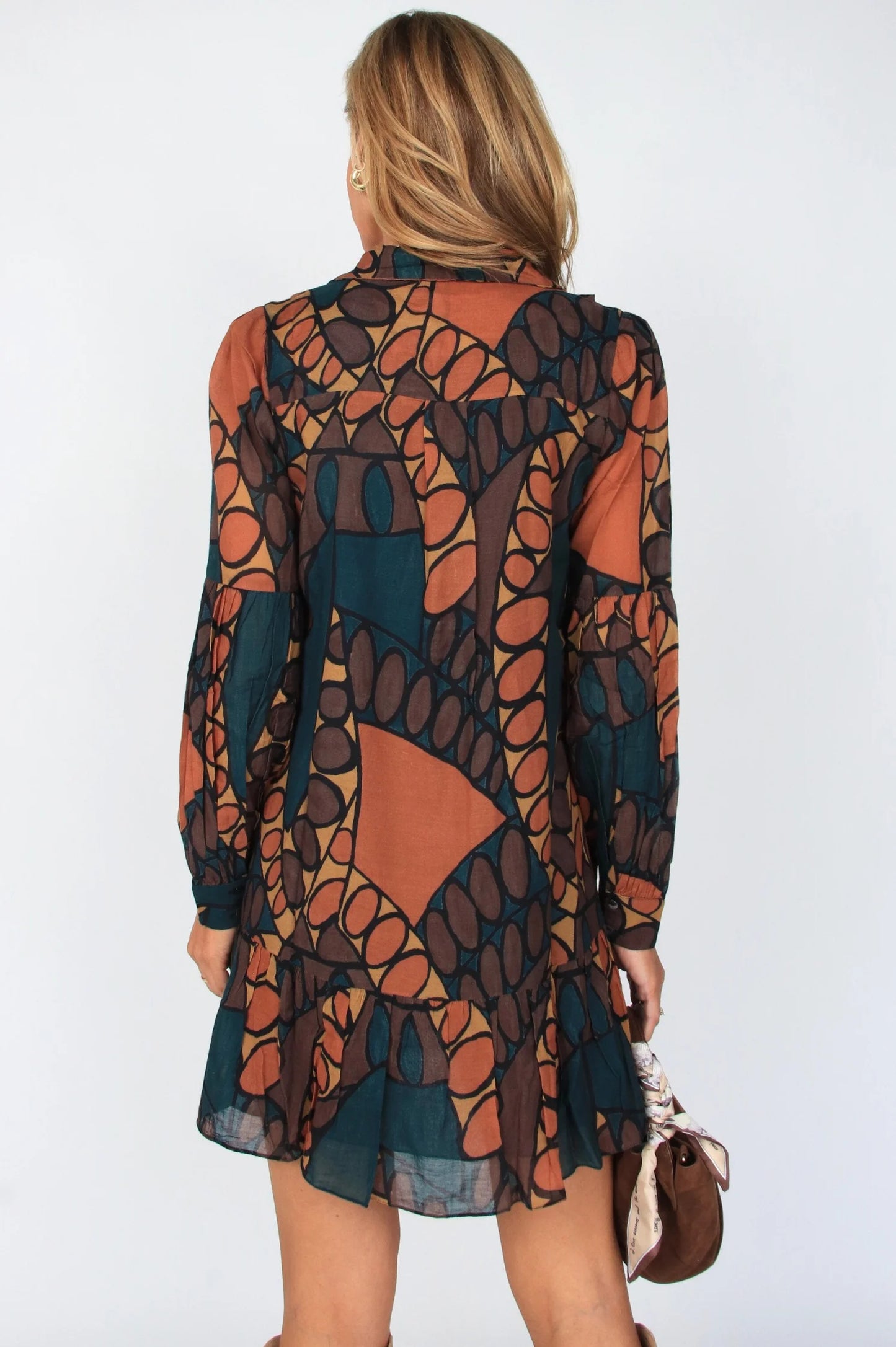 Alani Mini Dress in Dark Saguaro