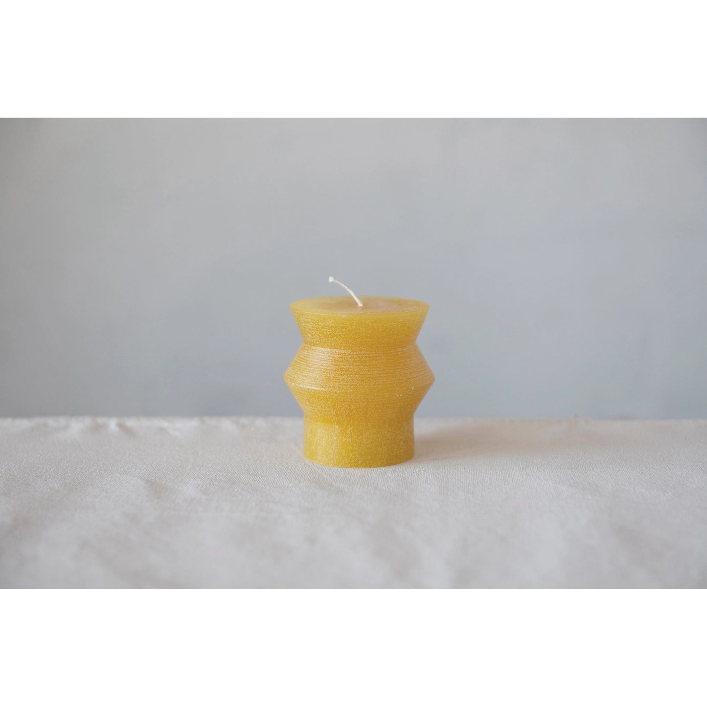 Unscented Totem Pillar Candle in Honey - 3"