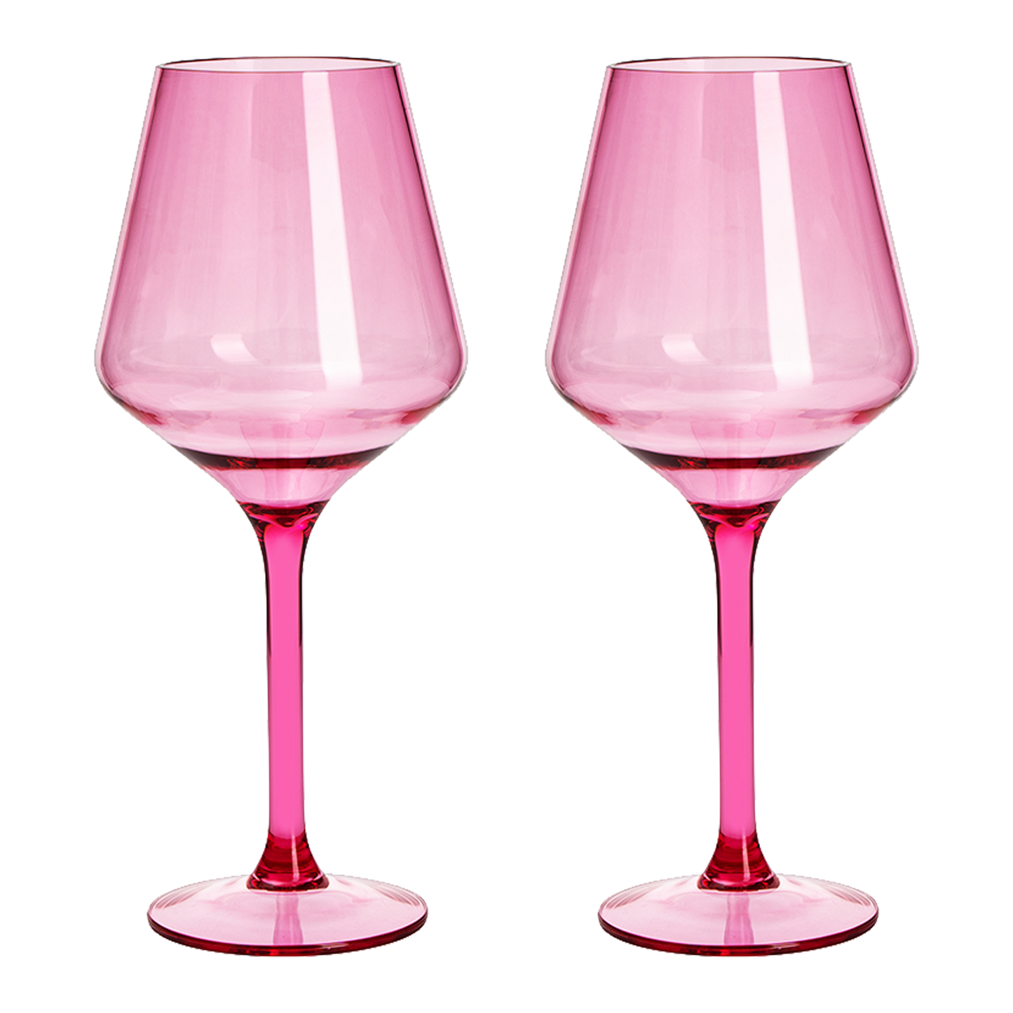 Floating Acrylic Plastic Stemmed Wine Glass