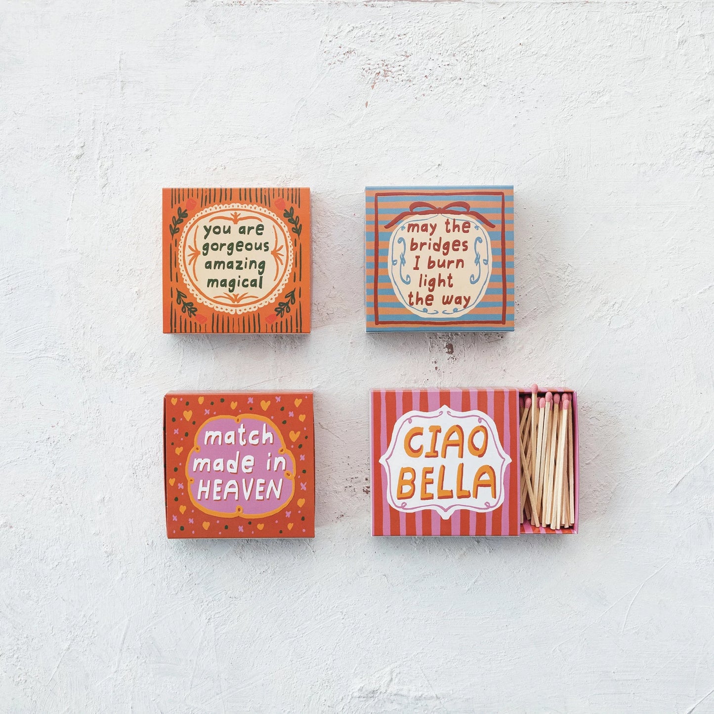 Assorted Matchbox with Matches