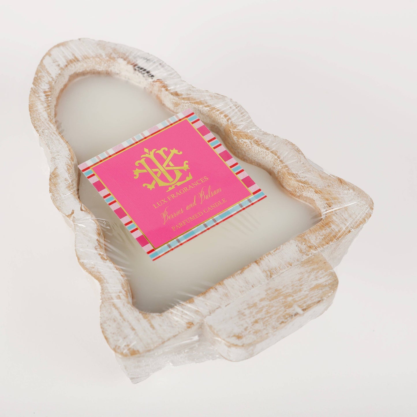 LUX Berries & Balsam White Tree Bowl Candle