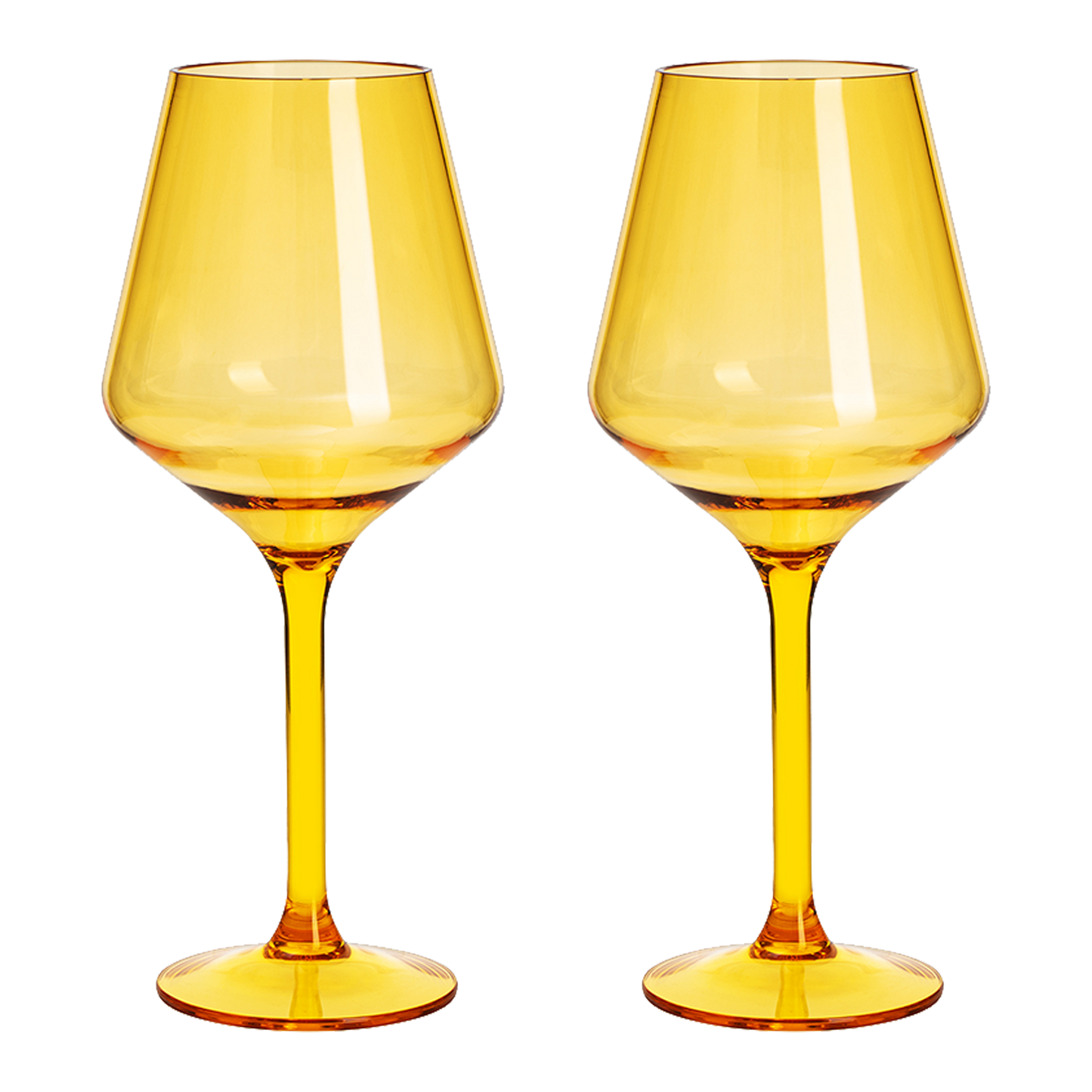 Floating Acrylic Plastic Stemmed Wine Glass