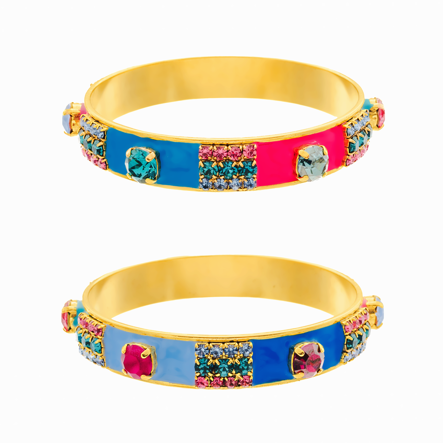 Mireya Bangle Medium in Blue Multi