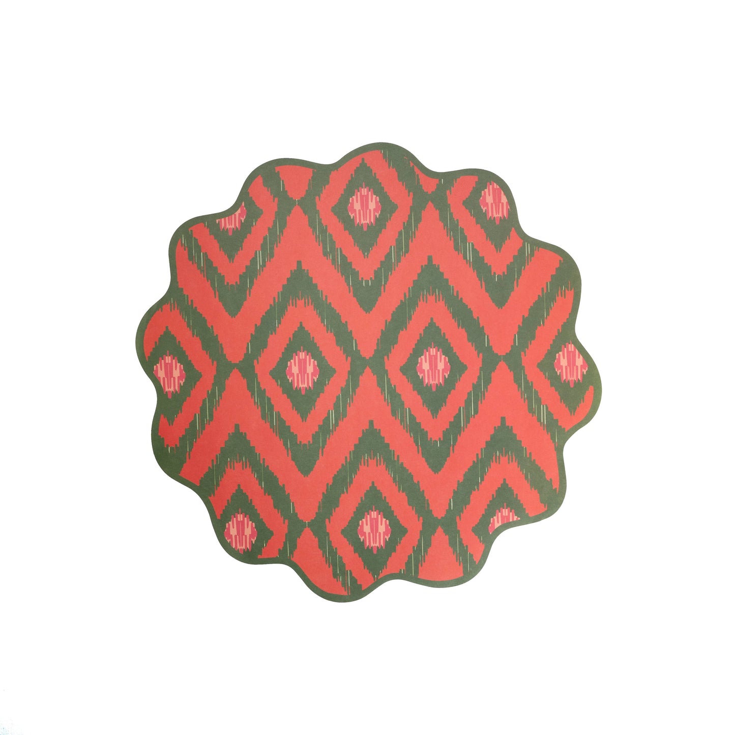 Bold Ikat Paper Placemats