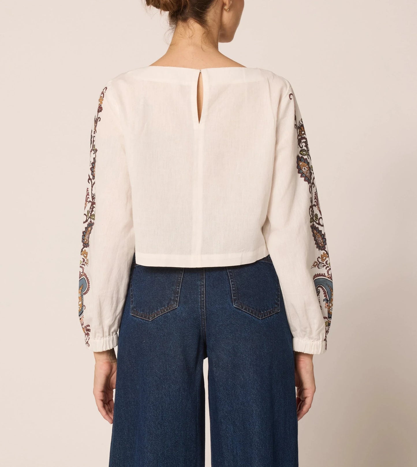 Georgia Blouse in Veneto Paisley Print