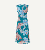 Joelle Midi Dress in La Rouge North Sea