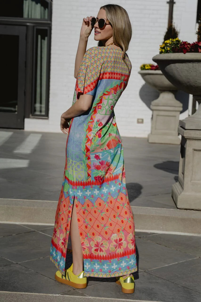 Lainey Maxi Dress in Waterspout