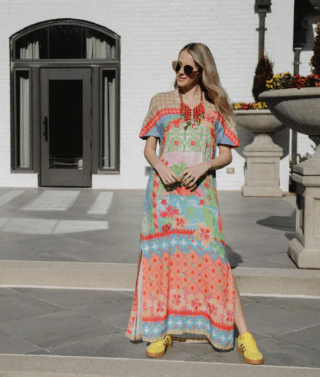 Lainey Maxi Dress in Waterspout