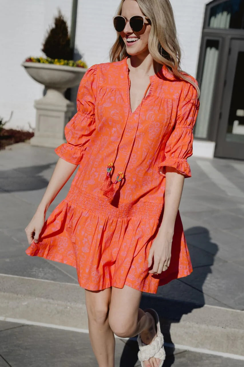 Melanie Dress in Pink