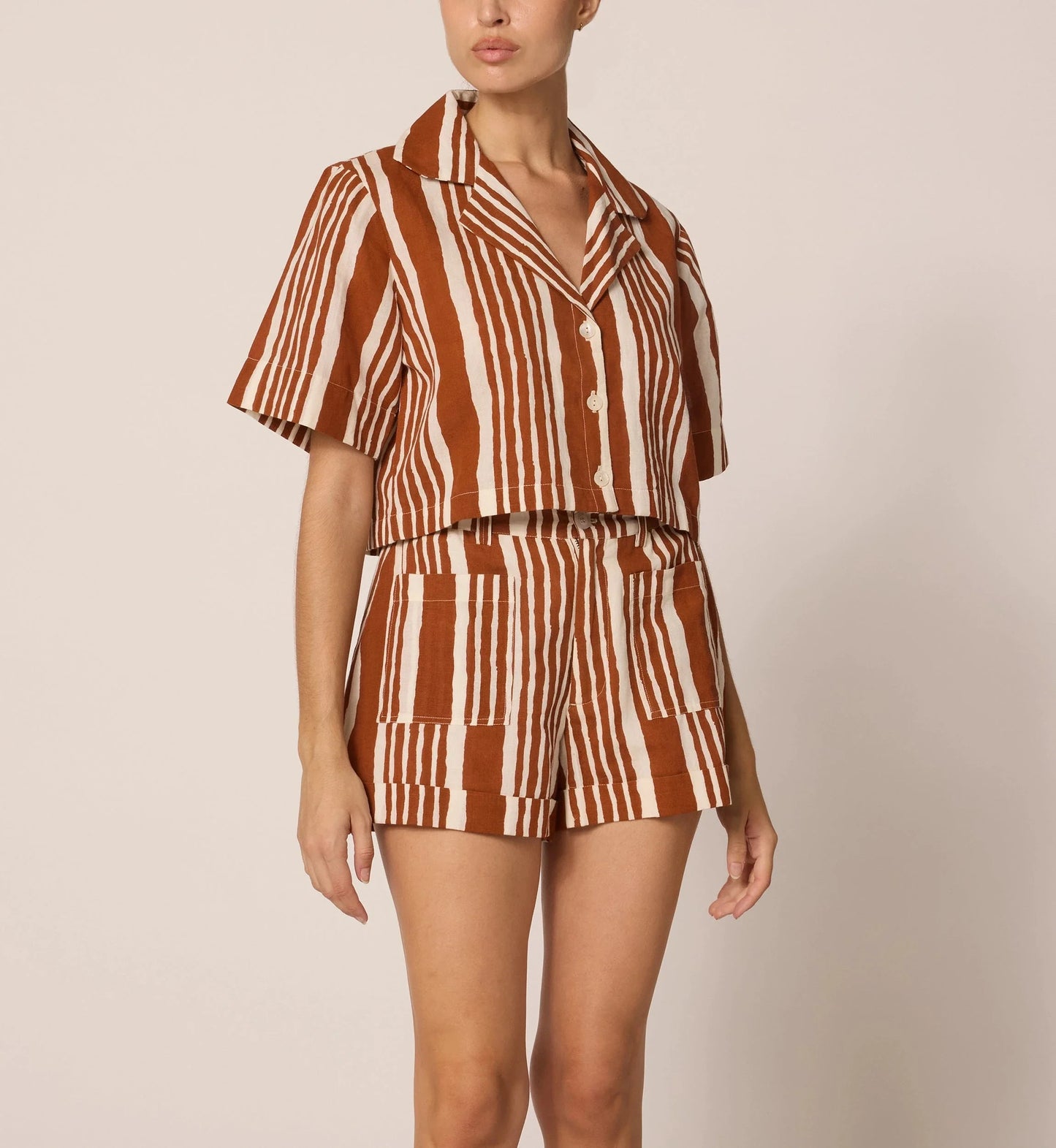 Mizuki Blouse in Vecchio Stripe