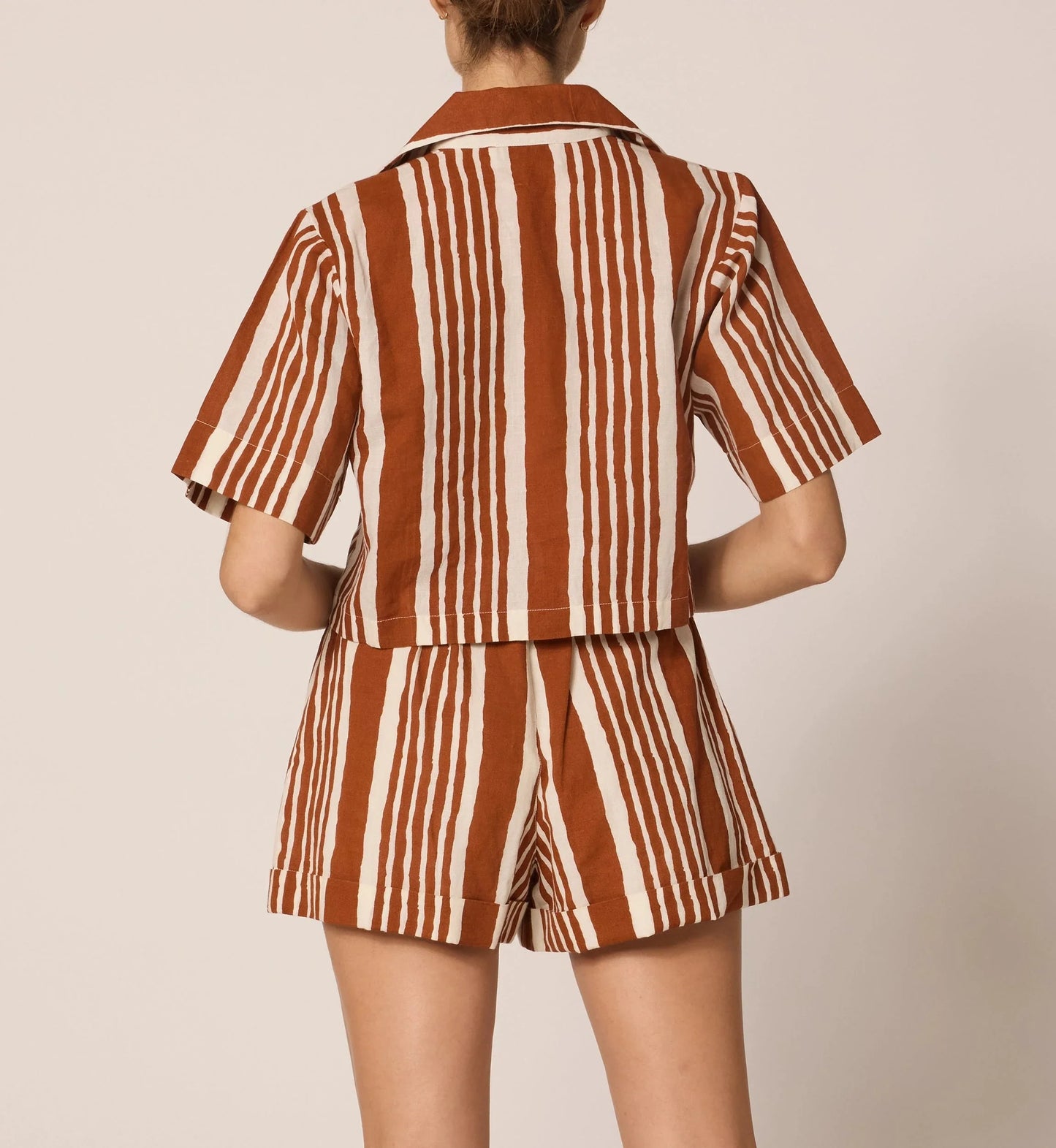 Mizuki Blouse in Vecchio Stripe