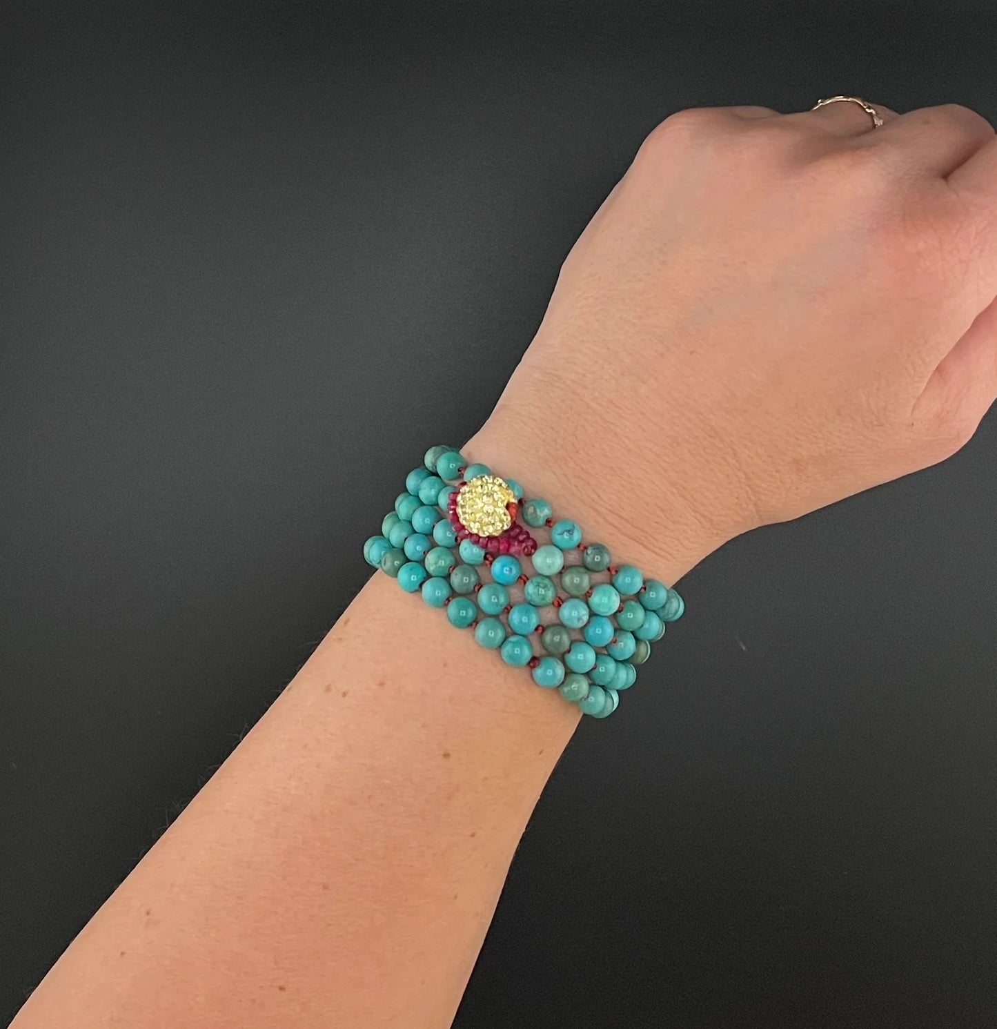 Smith in Turquoise with Rubies
