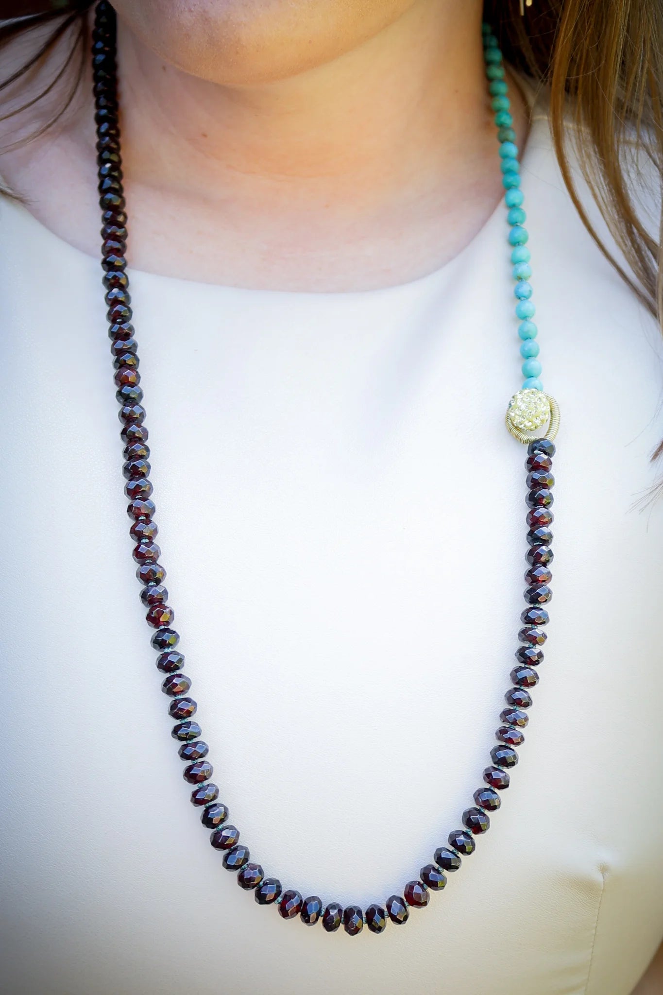 Smith in Garnets and Turquoise
