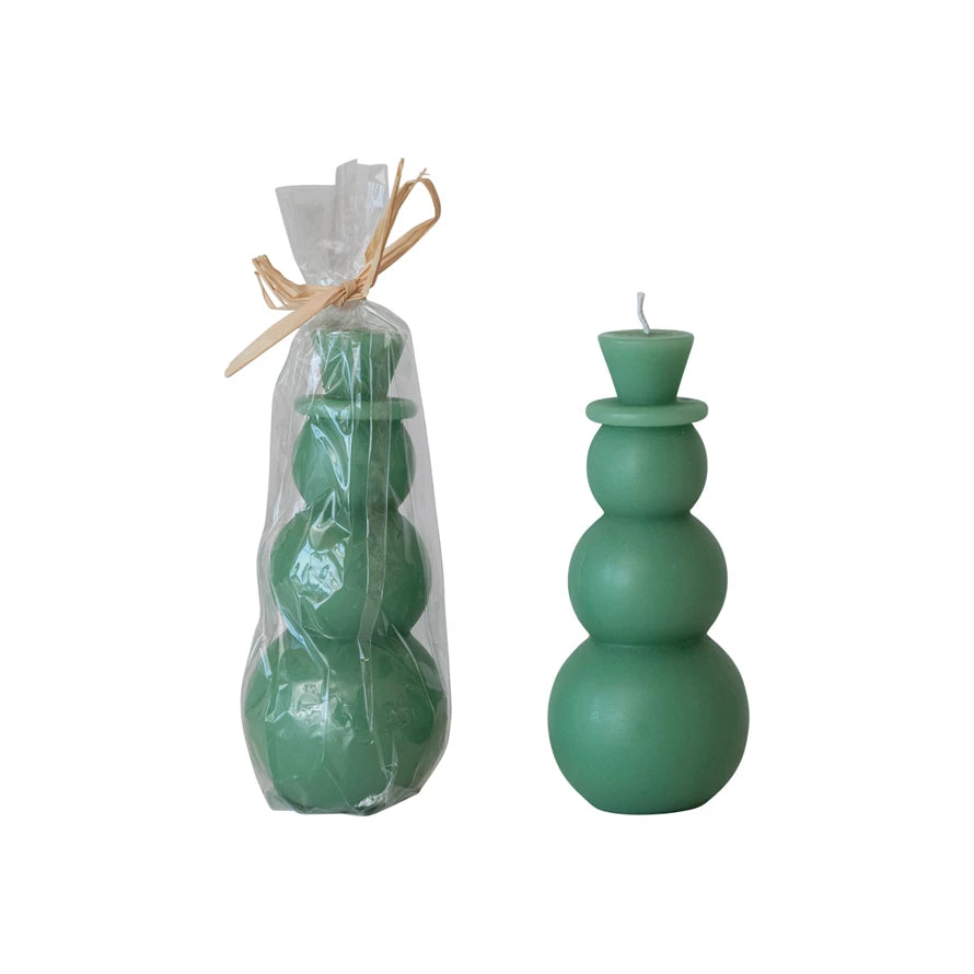 Assorted Unscented Snowman Shaped Candle