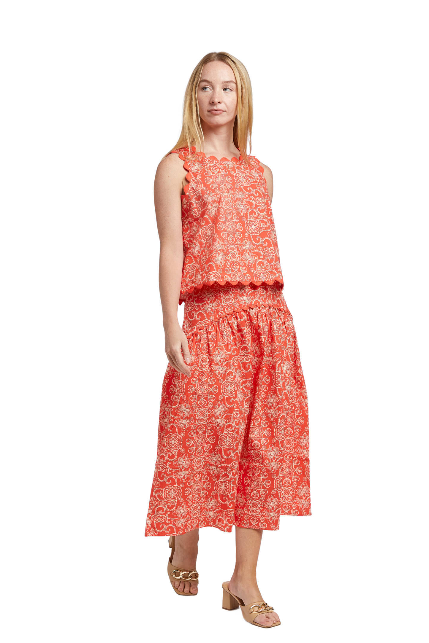 Josephine Skirt in Floral Lace