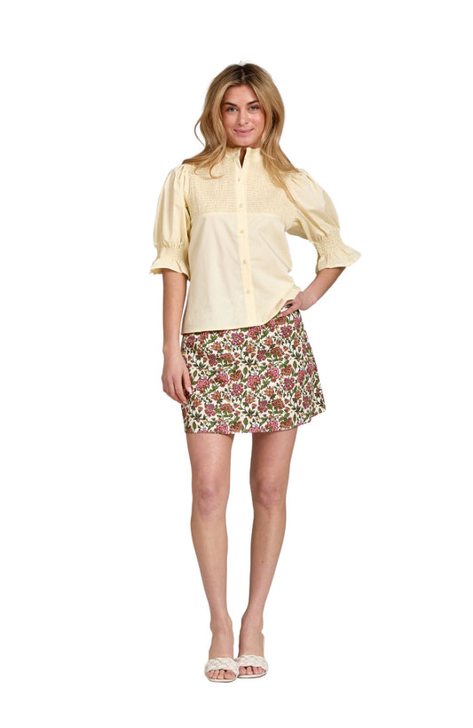 Rosalie Skirt in Wildberry Garden